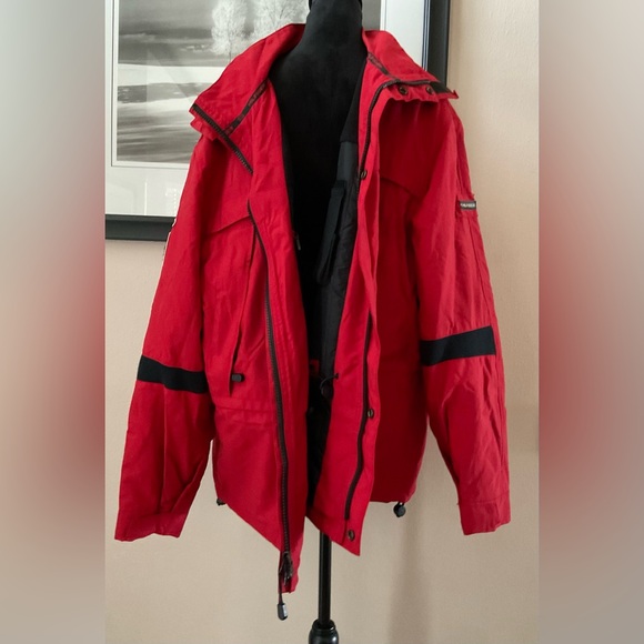 Tommy Hilfiger Other - Tommy Hilfiger Ski Parka Red Coat Winter Jacket Mens Size Large